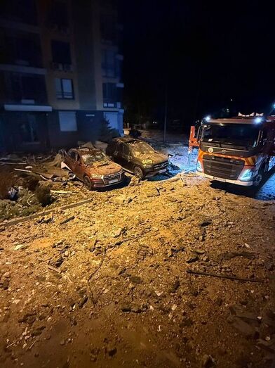 Casa de Sudakov em Kiev danificada após ataque; família estava no local