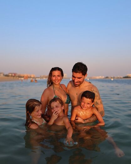 Ruben Neves e Débora Lourenço