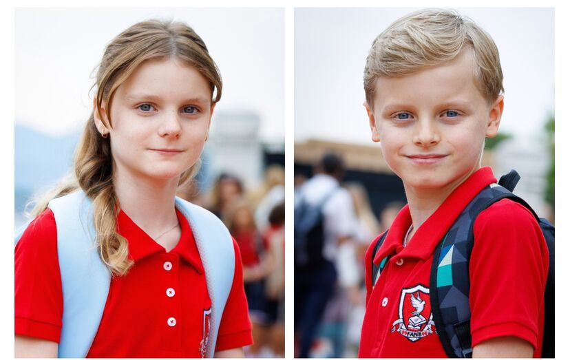 Jacques e Gabriella, filhos de Alberto do Mónaco, voltam às aulas