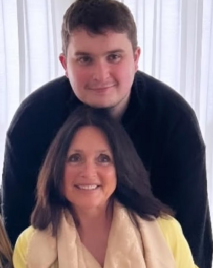 Clement com a mãe, Wendy Van Wanten
