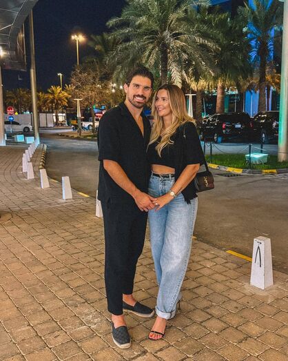 Rúben Neves conta com o apoio da mulher, Débora Lourenço, após a perda de Diogo Jota