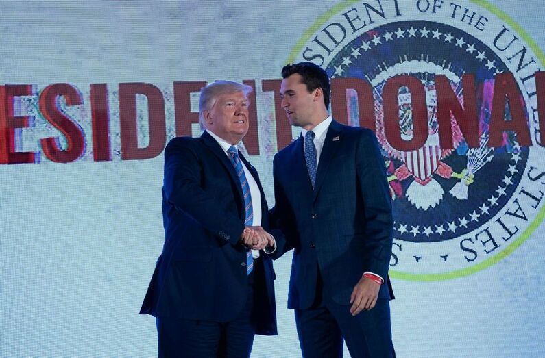 Donald Trump e Charlie Kirk