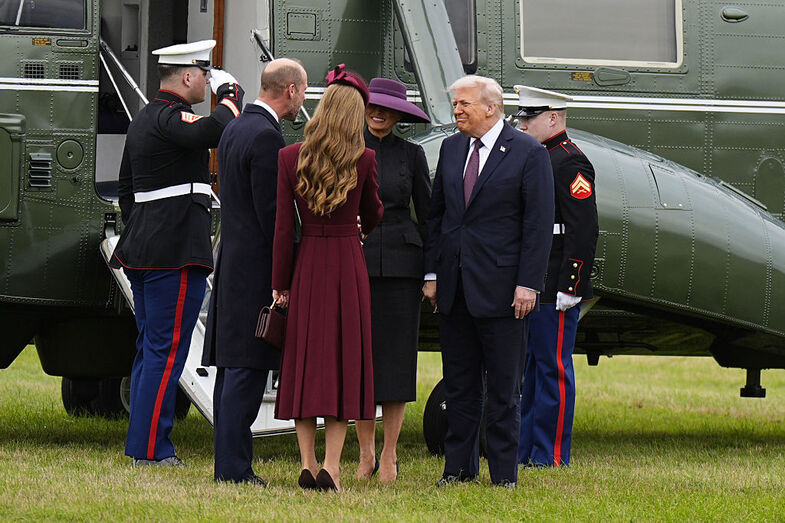 Kate, William, Trump e Melania