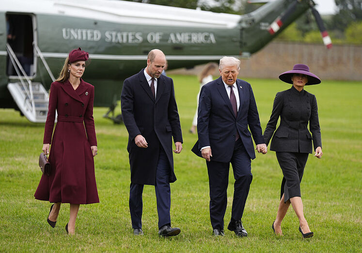 Kate, William, Trump e Melania