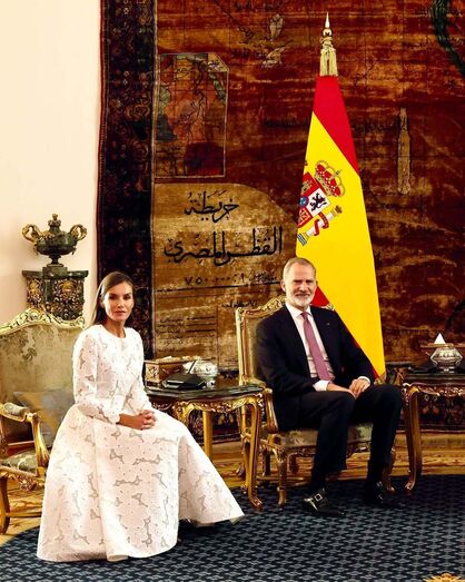 Felipe e Letizia no Egito