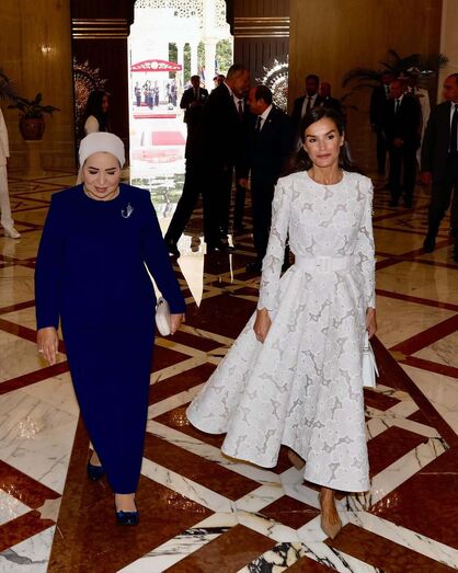 Felipe e Letizia no Egito