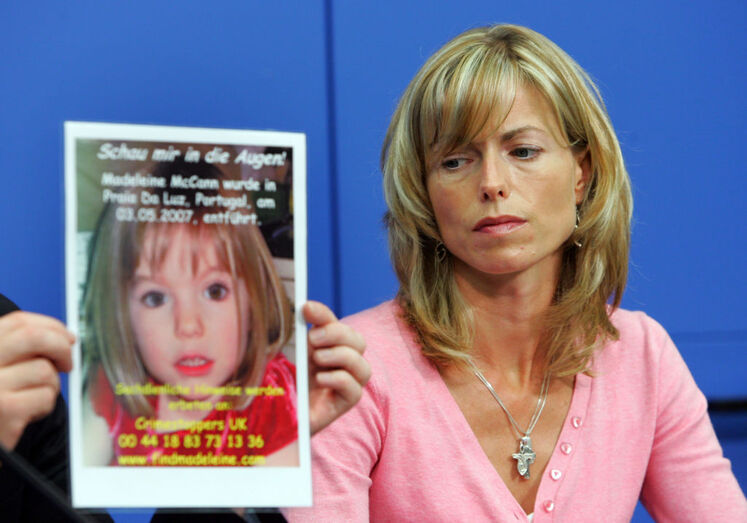 Maddie McCann desapareceu na Praia da Luz, Portugal, em 2007