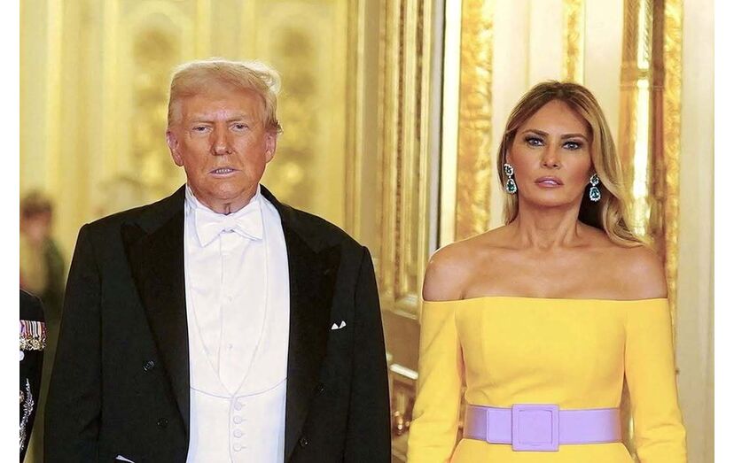 Melania Trump e Donald Trump 