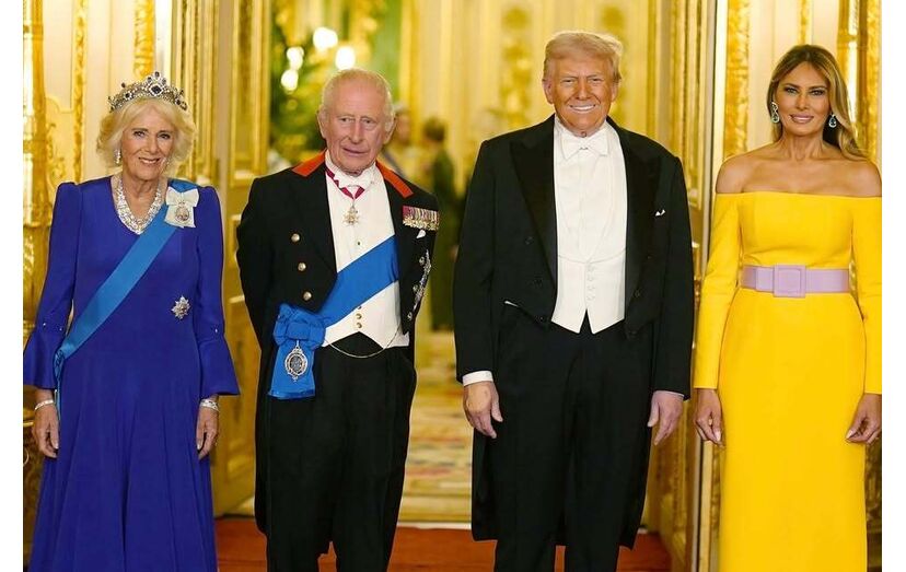 Carlos III, Camilla, Donald Trump, Melania Trump