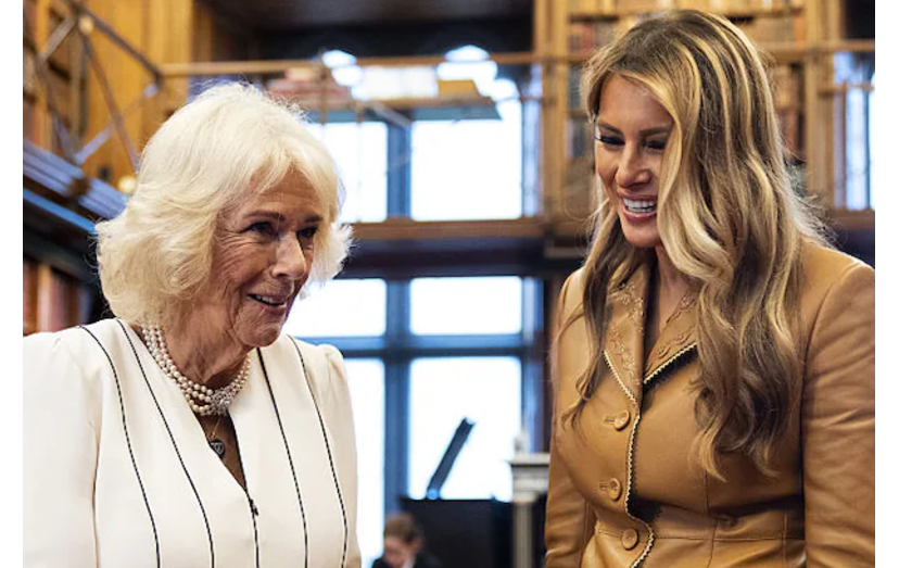 Rainha Camilla, Melania Trump