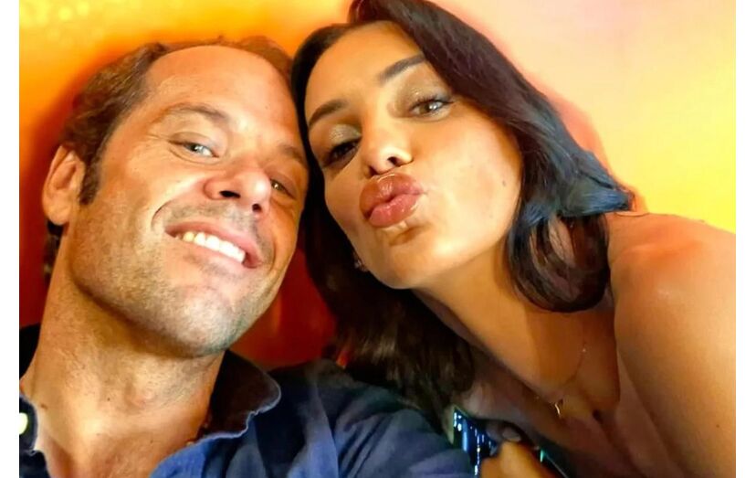 Luíza Abreu na corrida de João Moura Caetano, longe da família do namorado