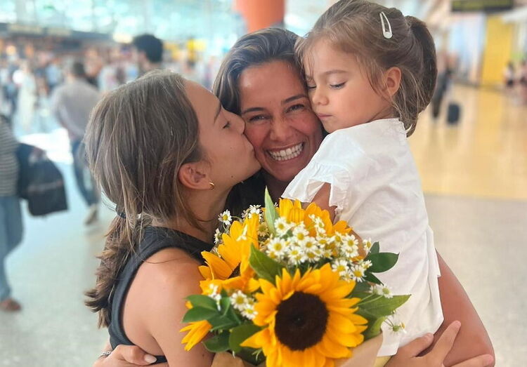 Cláudia Vieira e Maria