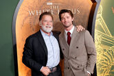Patrick com o pai, Arnold Schwarzenegger 