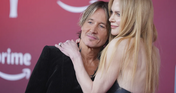 Nicole Kidman e Keith Urban juntos num evento da Amazon Prime