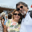 Dina Aguiar e o companheiro, Fernando Girão
