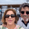 Dina Aguiar e o companheiro, Fernando Girão