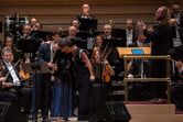 Ricardo Ribeiro, Cristina Branco e Raquel Tavares no Carnegie Hall