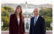 Infanta Sofia visitou Marcelo Rebelo de Sousa no Palácio de Belém
