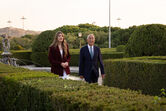 Infanta Sofia visita Marcelo Rebelo de Sousa no Palácio de Belém