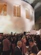 Paula Amorim e Miguel Guedes de Sousa no 'Pink Ball' do British Museum