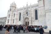 Cerimónias fúnebres de Francisco Pinto Balsemão no Mosteiro dos Jerónimos, em Belém