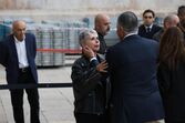 Clara Ferreira Alves no velório de Francisco Pinto Balsemão nos Jerónimos, em Belém