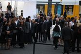 Pedro Passos Coelho aguarda para prestar homenagem a Francisco Pinto Balsemão nos Jerónimos, em Belém
