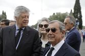 O empresário João Pereira Coutinho com o jurista Pedro Rebelo de Sousa