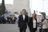 Mónica Balsemão, filha de Francisco Pinto Balsemão à chegada aos Jerónimos