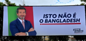 Cartaz de André Ventura com mensagem sobre o Bangladesh gera polémica