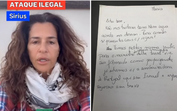 Sofia Aparício denuncia condições indignas em Israel