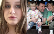 Julia Wandelt (à esquerda) é acusada de perseguir a família McCann (à direita, Amelie, a irmã mais nova de Maddie)