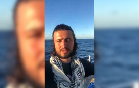 Barcos da Flotilha para Gaza em alerta máximo após aproximação de navios militares durante a noite