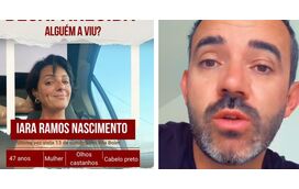 Ninguém lhe contou! Há um irmão de Cláudio Ramos que só soube do desaparecimento de Iara Nascimento oito dias depois 