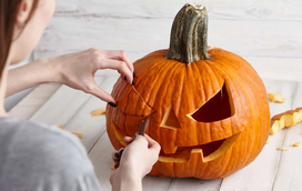 Não tenha medo de arriscar! As melhores ideias para decorar a sua abóbora para o Halloween
