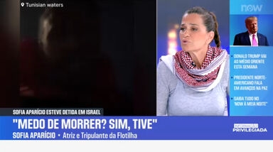 "Roubaram-me tudo, fui atirada para o chão e arrastada", conta Sofia Aparício sobre detenção em Israel
