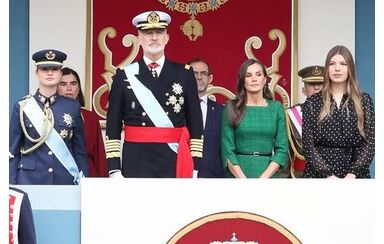 Felipe, Letizia, Leonor e Sofia
