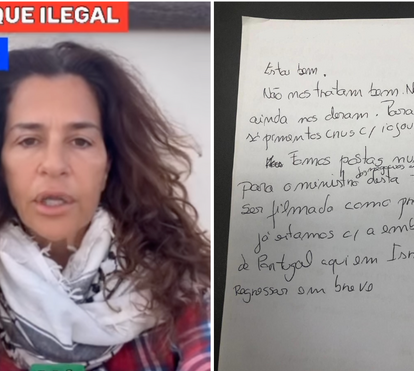 'Fomos postas numa jaula, nem água nos deram': a carta emotiva de Sofia Aparício para a família