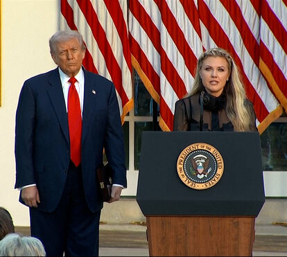 Mulher de Charlie Kirk recebe Medalha da Liberdade pela mão de Donald Trump. Emociona-se e promete continuar trabalho do marido