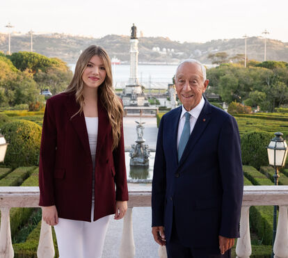 Muito próximo da Família Real de Espanha, Marcelo Rebelo de Sousa abre as portas do palácio à infanta Sofia 