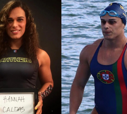 Esta é a história de Hannah Caldas, a nadadora portuguesa que mudou de género e está impedida de competir na América