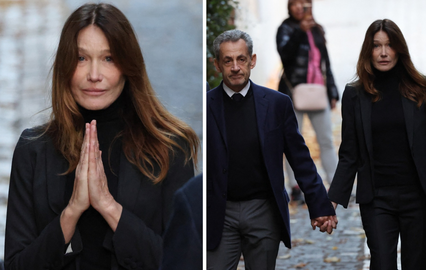 Carla Bruni acompanha Sarkozy à prisão de La Santé, em Paris