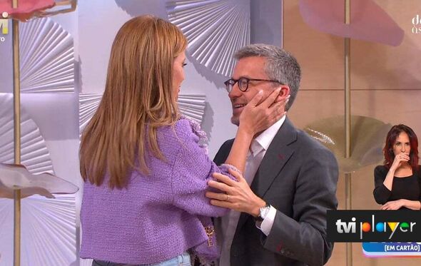Cristina Ferreira e Carlos Moedas