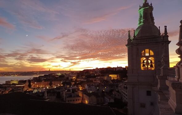 Mosteiro de São Vicente de Fora abre terraço com vista para Lisboa.
