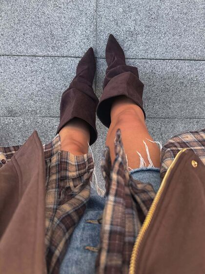 Descubra as botas que se vão usar este outono/inverno: slouchy - cano descaído