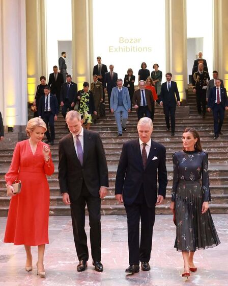 Reis de Espanha e Bélgica reúnem-se em Bruxelas