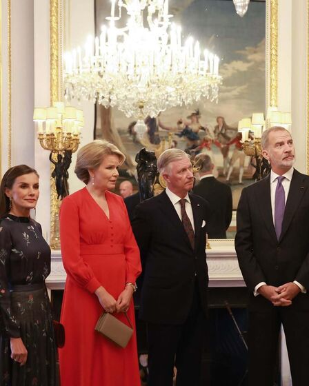 Reis de Espanha e Bélgica reúnem-se em Bruxelas