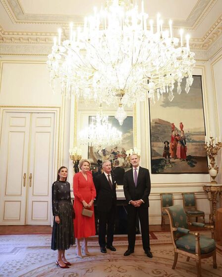 Reis de Espanha e Bélgica reúnem-se em Bruxelas