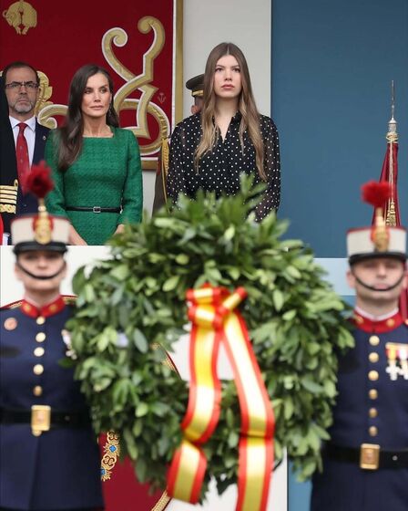 Famíla Real de Espanha no Dia da Hispanidade