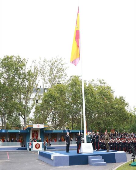 Famíla Real de Espanha no Dia da Hispanidade